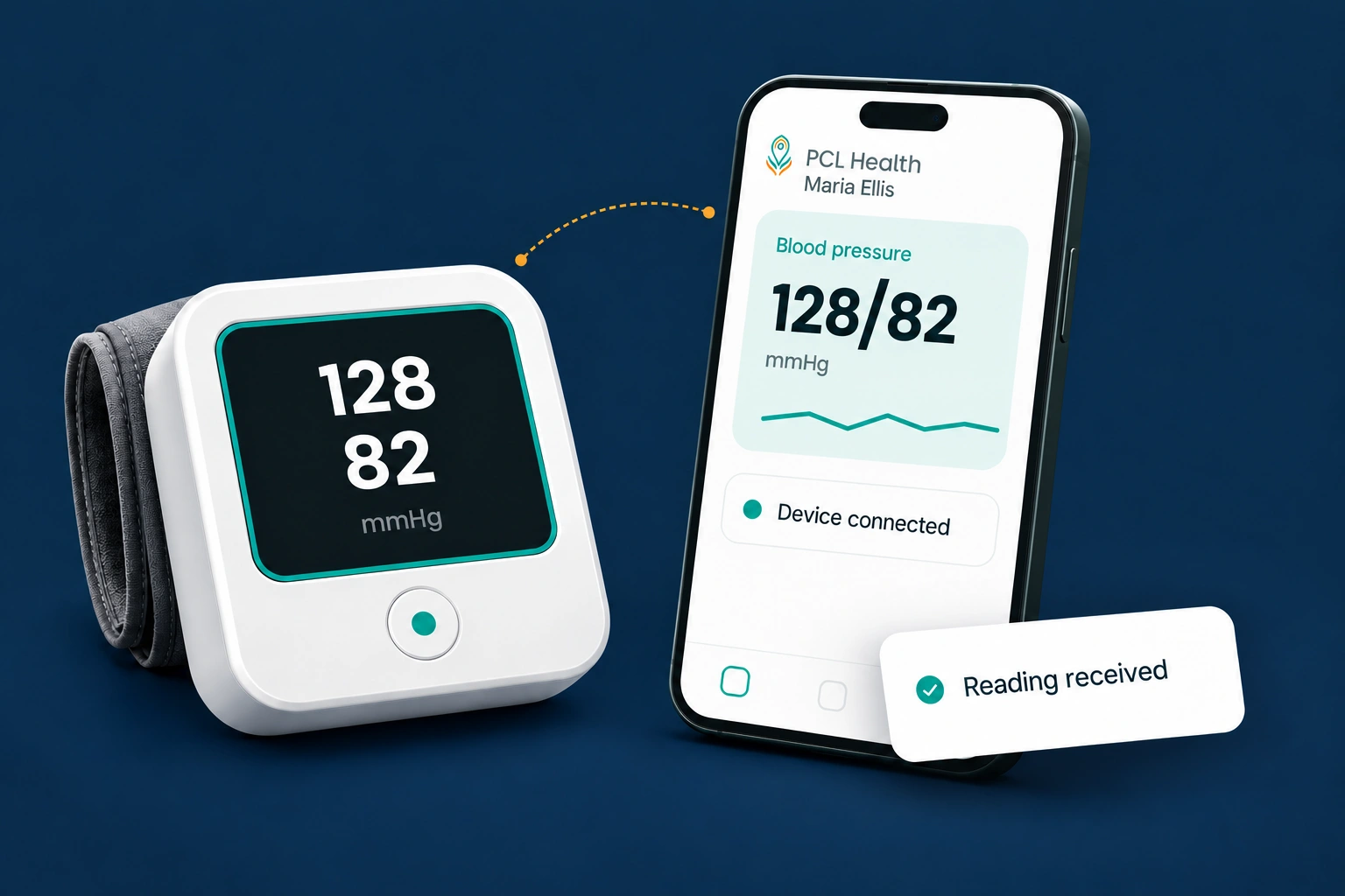 PCL Health connected devices workflow